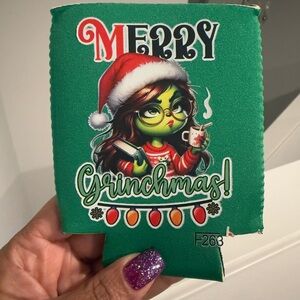 Merry Grinchmas Can Koozie